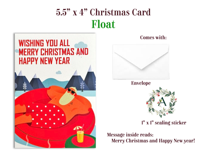 Holiday Cards with Customized Alphabet