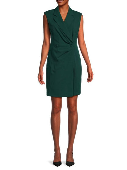 Calvin Klein Sleeveless Wrap Dress