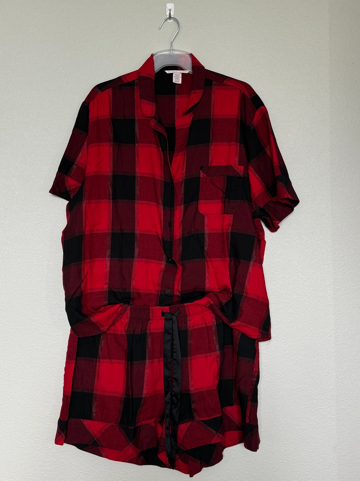 Victoria's Secret Plaid Short PJ Set