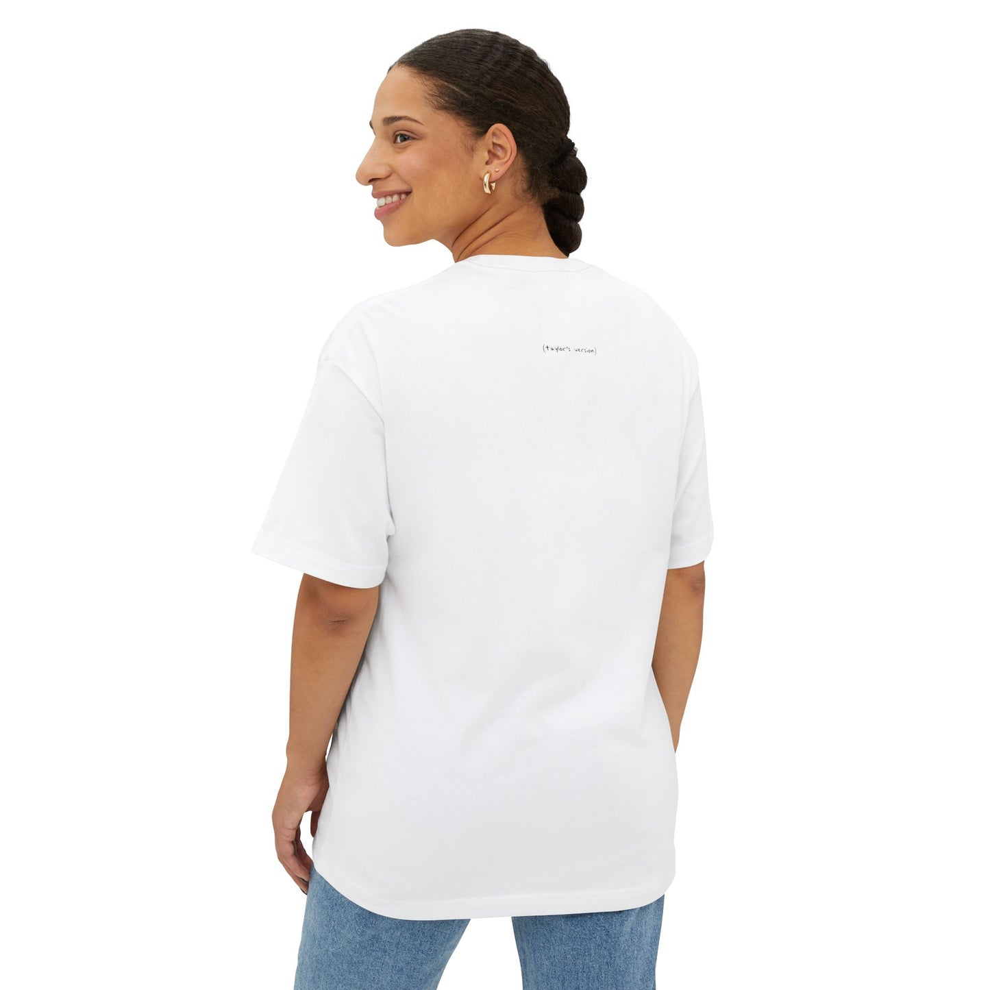 Minimalist "Reputation (TV)" Unisex Boxy T-Shirt