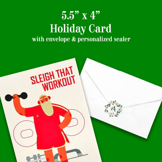 Holiday Cards with Customized Alphabet